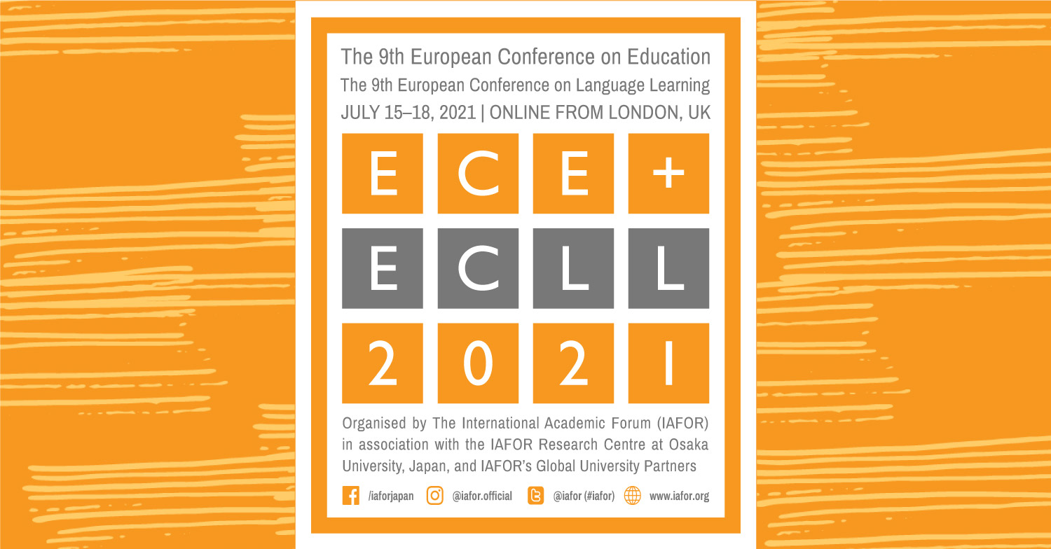 The 9th European Conference on Education (ECE2021) Banner