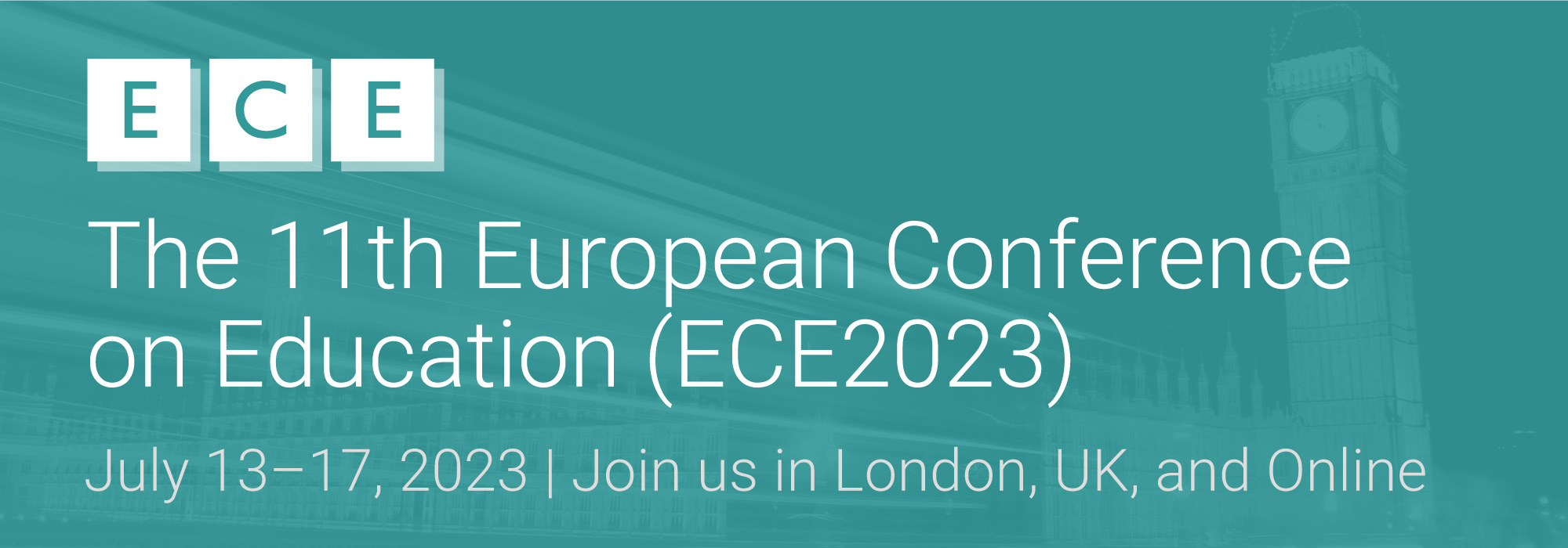 The 11th European Conference on Education ECE2023 Logo